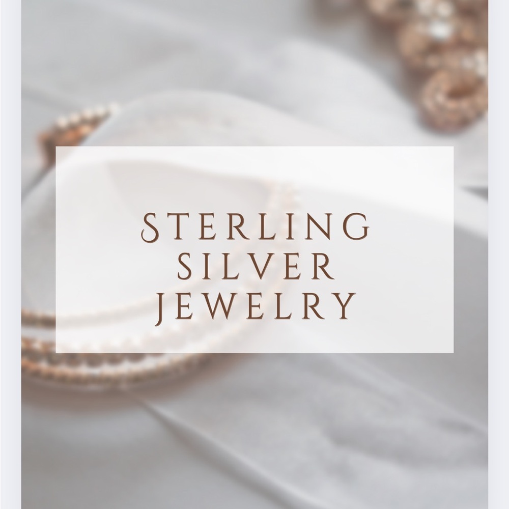 Sterling silver jewelry